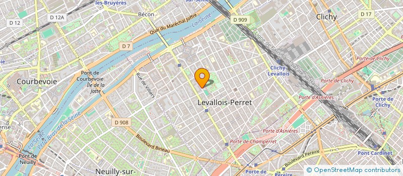 localisation de l'entreprise RAV HAI TAIEB LO MET / OGW à LEVALLOIS-PERRET