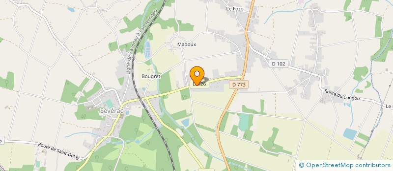 localisation de l'entreprise RAV'ISOL  SEVERAC