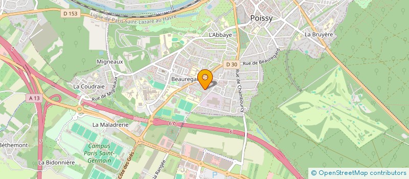 localisation de l'entreprise RAV PRO  POISSY