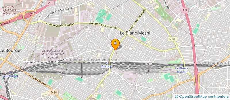 localisation de l'entreprise RAVADECO  DRANCY