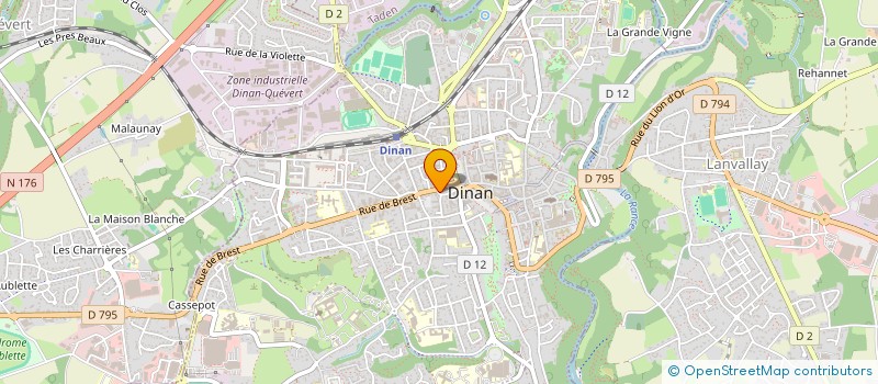 localisation de l'entreprise RAVAGE  DINAN