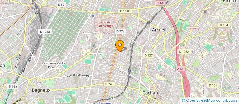 localisation de l'entreprise RAVAGE S.A. à ARCUEIL
