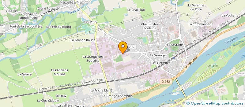 localisation de l'entreprise RAVAJ à NAZELLES-NEGRON