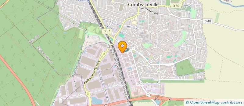 localisation de l'entreprise RAVAL 77 à COMBS-LA-VILLE