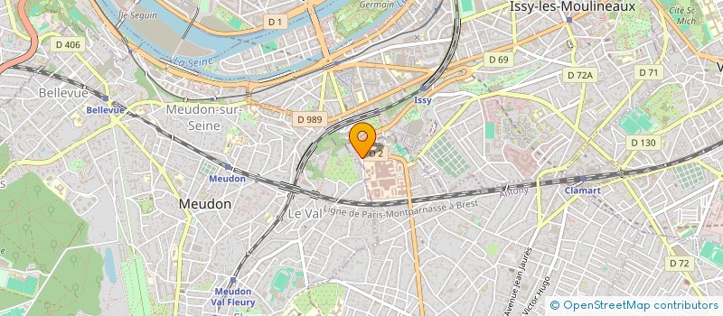 localisation de l'entreprise RAVAL 78 SARL à CLAMART