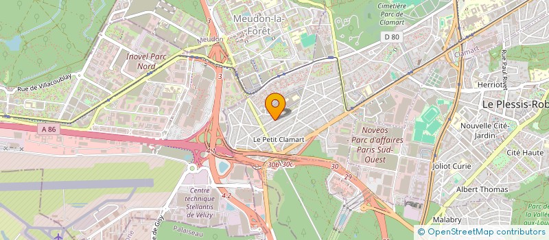 localisation de l'entreprise RAVAL 92 à CLAMART