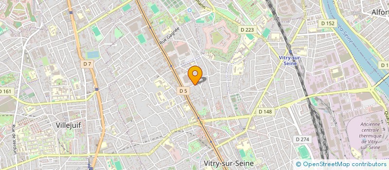localisation de l'entreprise RAVAL-BAT à VITRY-SUR-SEINE
