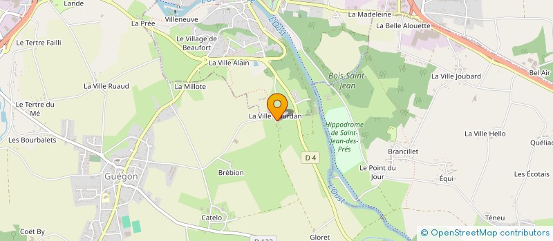 localisation de l'entreprise RAVAL DECOR  JOSSELIN