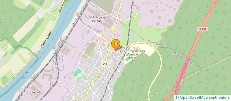 localisation de l'entreprise RAVAL FACADE à GRAND-COURONNE