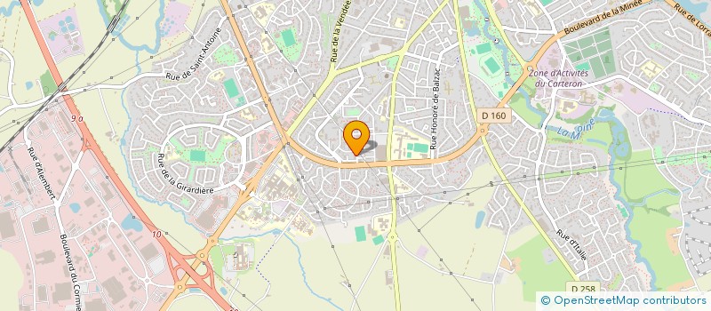 localisation de l'entreprise RAVAL FACADES à CHOLET