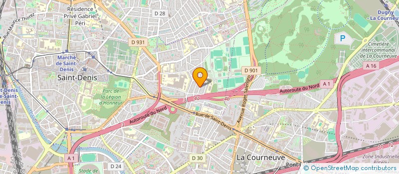localisation de l'entreprise RAVAL PLUS à SAINT-DENIS