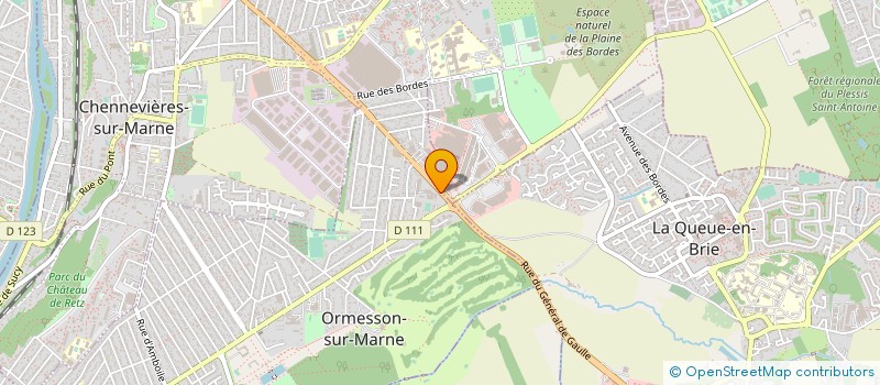 localisation de l'entreprise RAVAL PRO à ORMESSON-SUR-MARNE