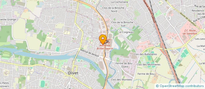 localisation de l'entreprise RAVAL SOLEIL SARL à SAINT-JEAN-DE-BRAYE