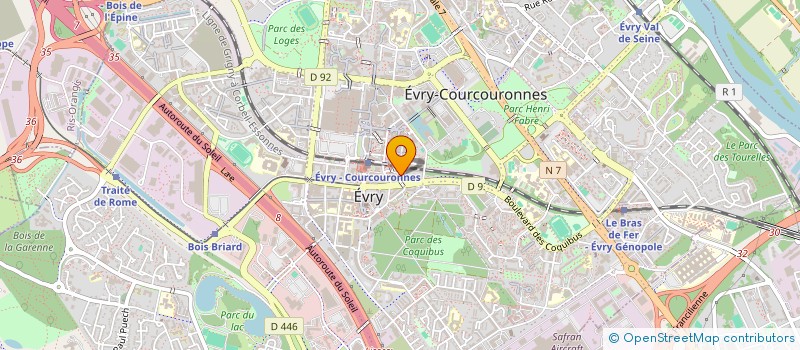 localisation de l'entreprise RAVALBAT à EVRY-COURCOURONNES