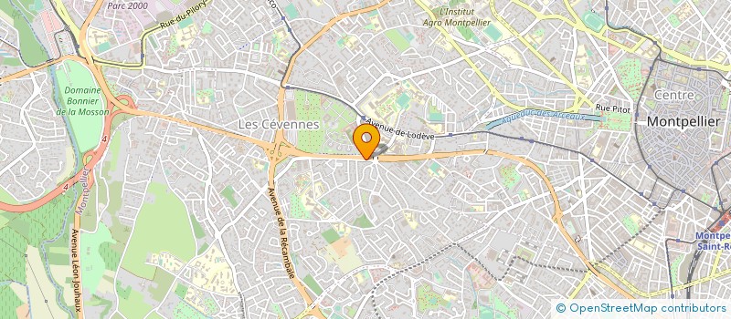 localisation de l'entreprise RAVALDEC à MONTPELLIER