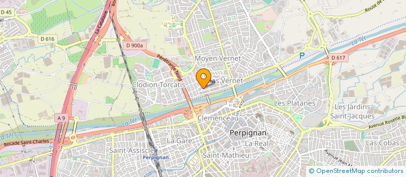 localisation de l'entreprise RAVALEMENT DU SUD  PERPIGNAN