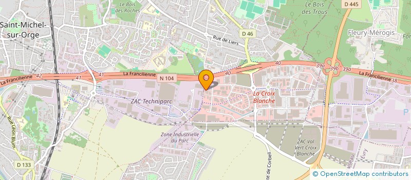 localisation de l'entreprise RAVALEMENT ESSONNE à SAINTE-GENEVIEVE-DES-BOIS