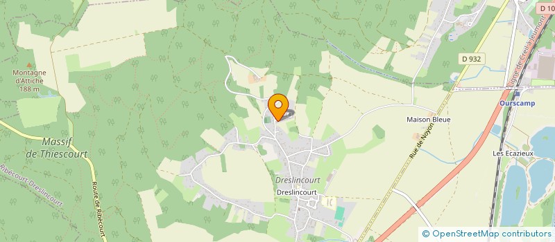 localisation de l'entreprise RAVALEMENT ET MACONNERIE NEUF ET RENOVATION  RIBECOURT-DRESLINCOURT