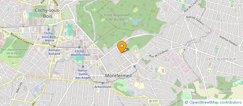 localisation de l'entreprise RAVALEMENT ET SURFACES POUR LE BATIMENT  MONTFERMEIL