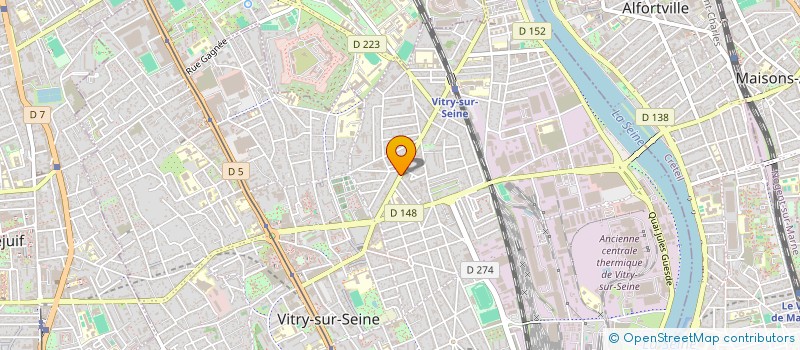 localisation de l'entreprise RAVALEMENT MACONNERIE CARRELAGE à VITRY-SUR-SEINE