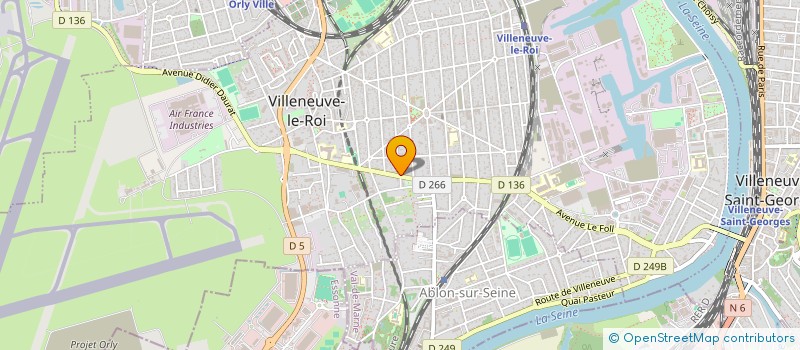 localisation de l'entreprise RAVALEMENT MACONNERIE SERVICES à VILLENEUVE-LE-ROI