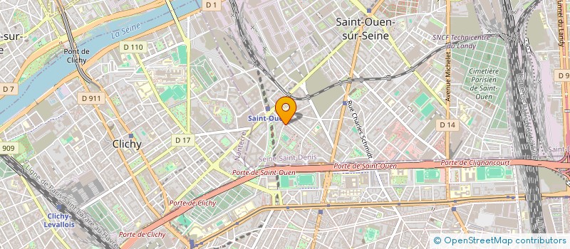 localisation de l'entreprise RAVALEMENT PEINTURE CONCEPT à SAINT-OUEN-SUR-SEINE