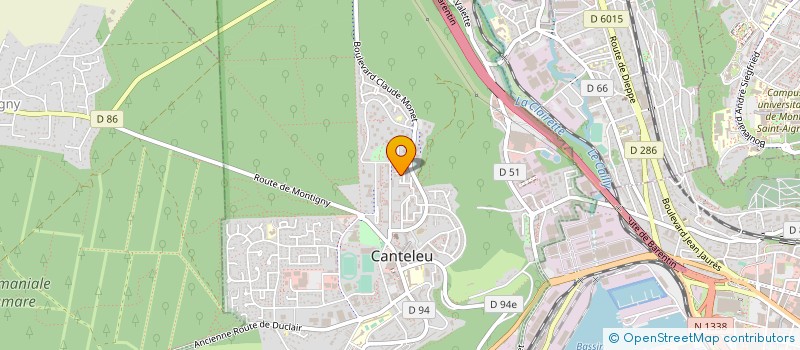 localisation de l'entreprise RAVALEMENT PEINTURE NORMANDIE à CANTELEU