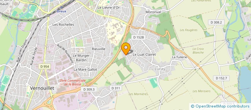 localisation de l'entreprise RAVALEMENT PINTO à LURAY