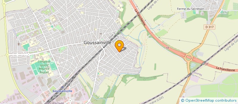localisation de l'entreprise RAVALEMENT PORTUGALAINSE à GOUSSAINVILLE