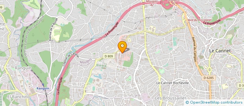 localisation de l'entreprise RAVALEMENT TRAORE 2 à LE CANNET