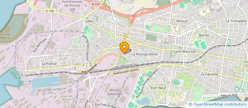 localisation de l'entreprise RAVALES FACADES ATLANTIQUE  LA ROCHELLE