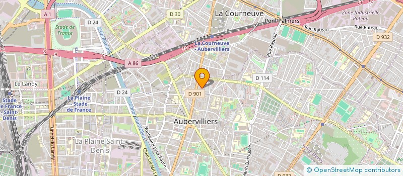 localisation de l'entreprise RAVALEX EUROPE  AUBERVILLIERS