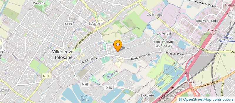 localisation de l'entreprise RAVALL à VILLENEUVE-TOLOSANE