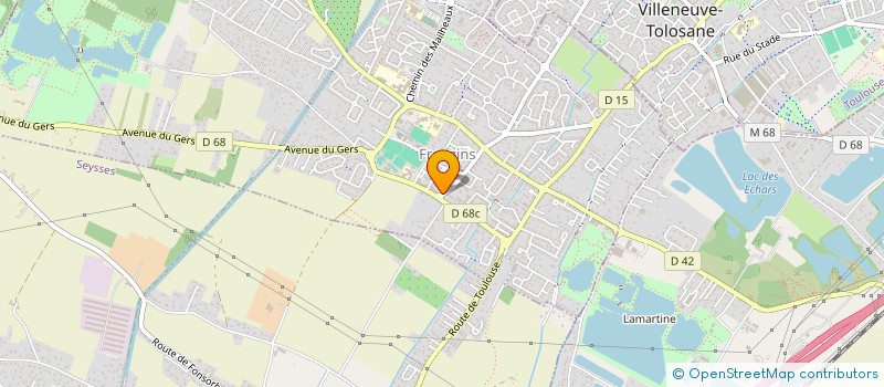 localisation de l'entreprise RAVALL II à VILLENEUVE-TOLOSANE