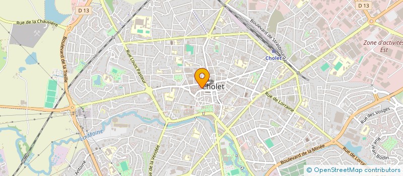 localisation de l'entreprise RAVALTECH à CHOLET