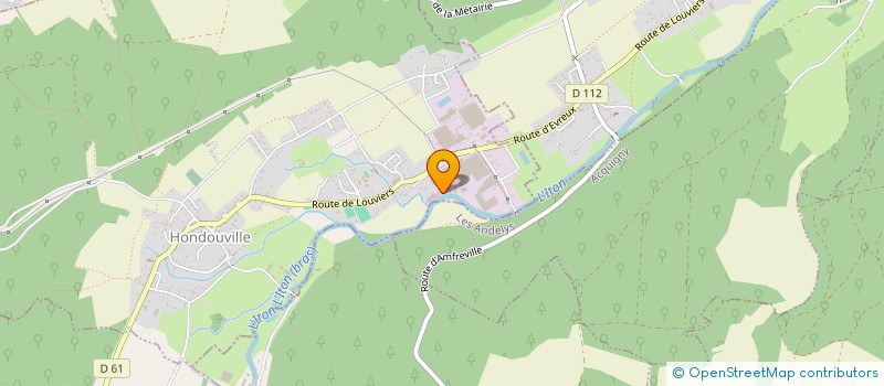 localisation de l'entreprise RAVALUX à ACQUIGNY