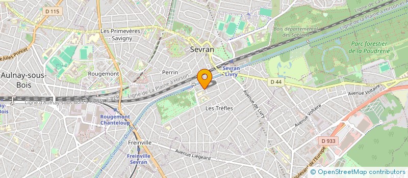 localisation de l'entreprise RAVANA  SEVRAN