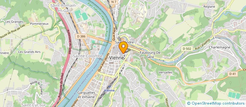 localisation de l'entreprise RAVARD  VIENNE