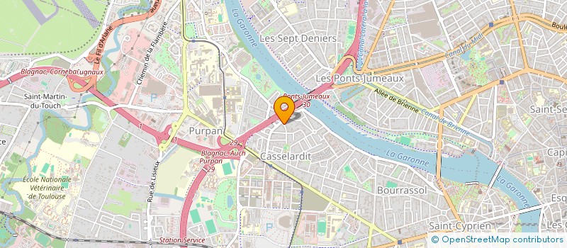 localisation de l'entreprise RAVASCLETTO à TOULOUSE