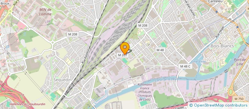 localisation de l'entreprise RAVASSARD/RIVIER INDIVISION  LILLE