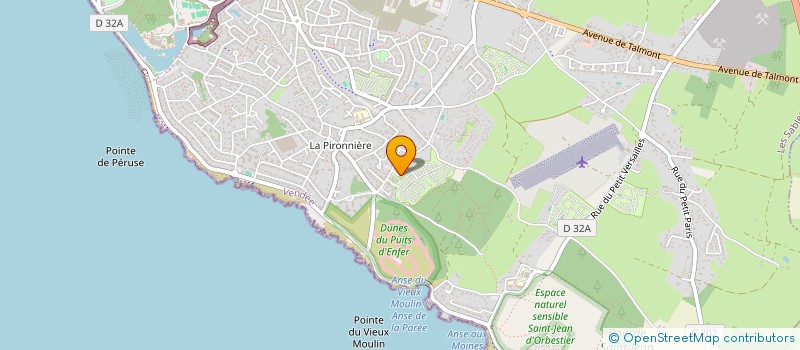 localisation de l'entreprise RAVAUD AND CO à LES SABLES-D'OLONNE