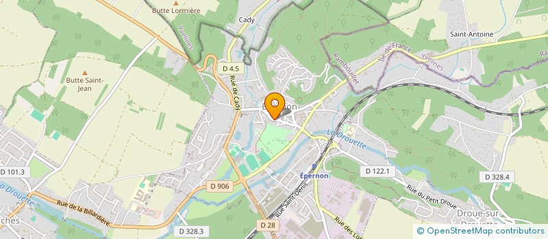 localisation de l'entreprise RAVCOM à EPERNON