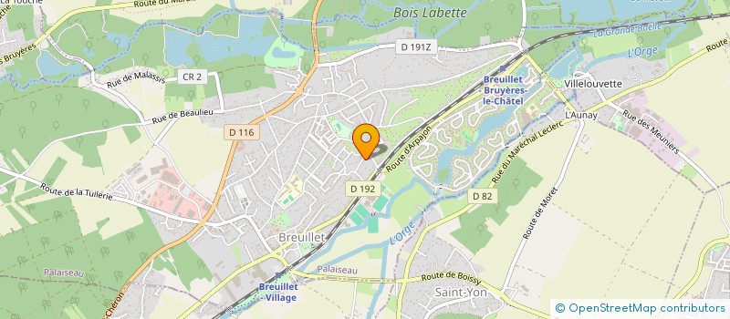 localisation de l'entreprise RAVDAN  BREUILLET