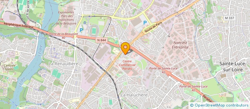 localisation de l'entreprise RAVDJEE à NANTES