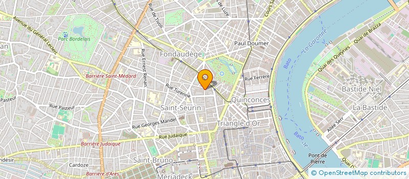localisation de l'entreprise RAVE à BORDEAUX