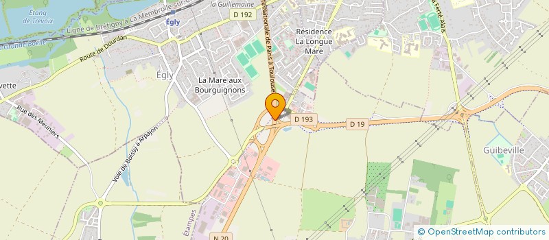 localisation de l'entreprise RAVE AUTOMOBILES à AVRAINVILLE