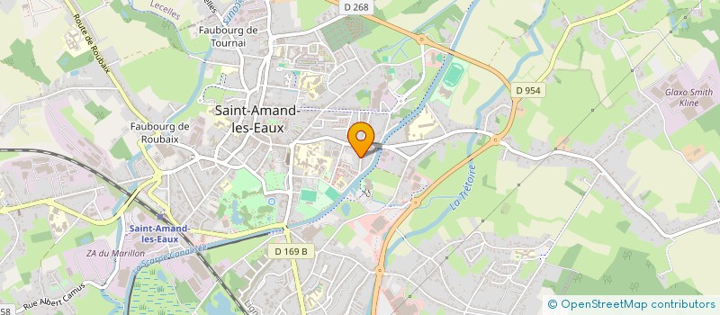 localisation de l'entreprise RAVE IMMO  SAINT-AMAND-LES-EAUX