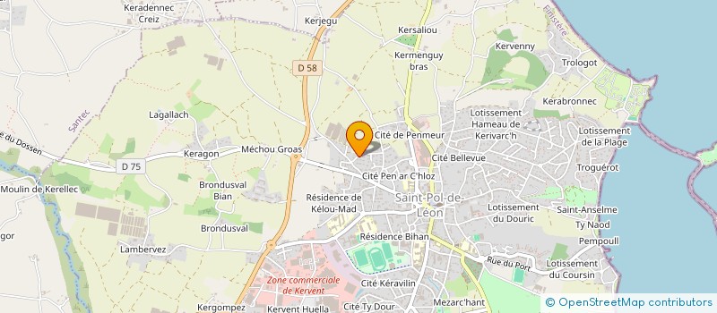 localisation de l'entreprise RAVE4SOUNDS  SAINT-POL-DE-LEON