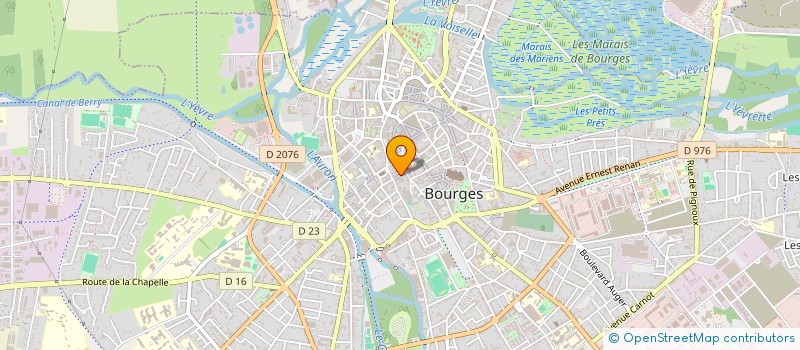 localisation de l'entreprise RAVEAU à BOURGES