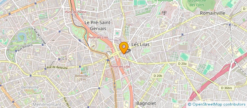 localisation de l'entreprise RAVEE'LOC  PARIS